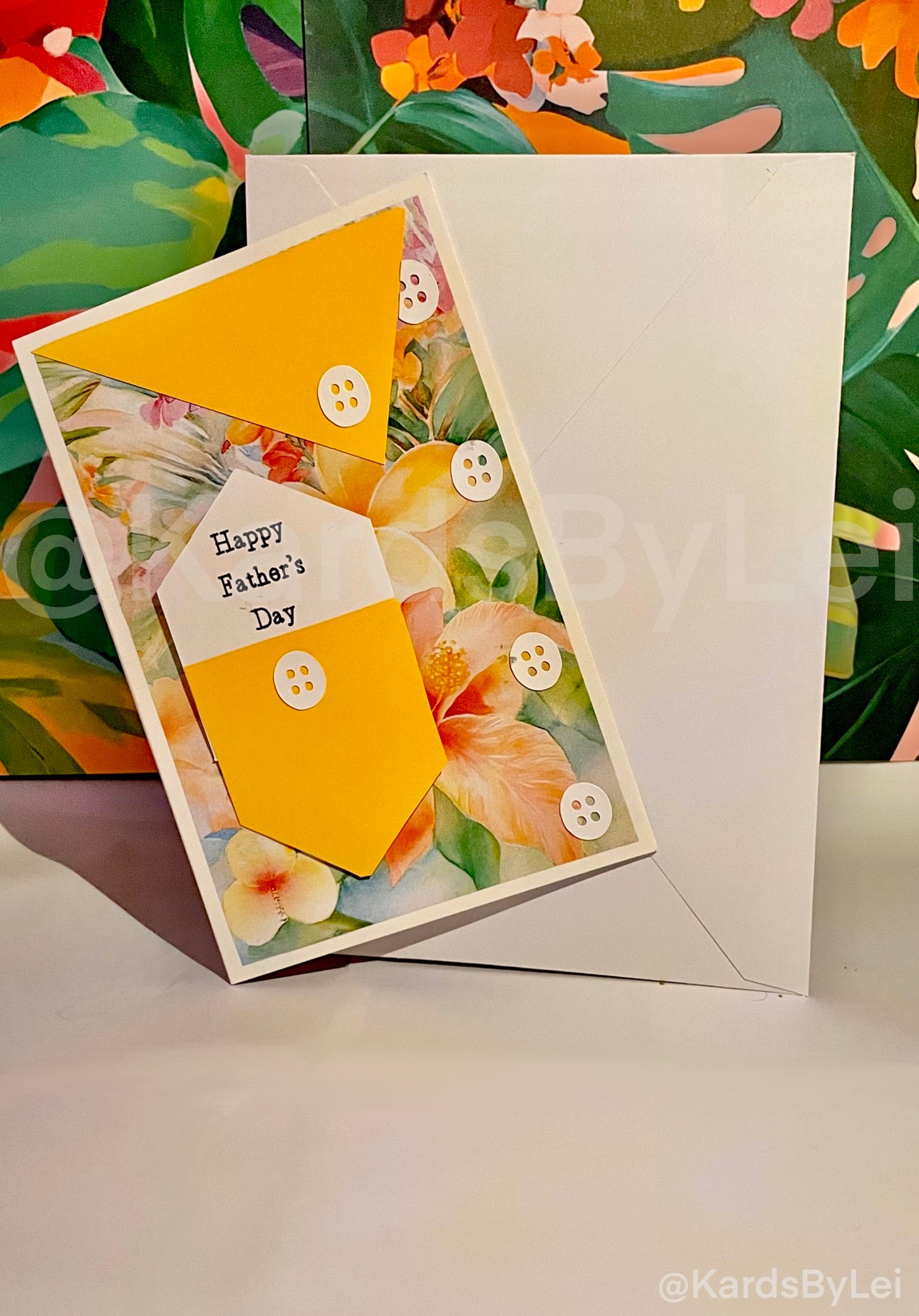 Tropical Bula Shirt Father’s Day Cards